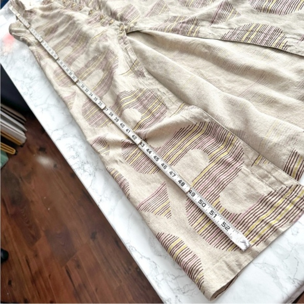 Anthropologie x Celandine NWT Retro Halter Button Front w/Slit Maxi Dress | XS - Picture 12 of 12